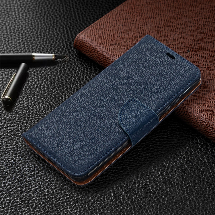 For Xiaomi Redmi 9A Litchi Texture Pure Color Horizontal Flip PU Leather Case with Holder & Card Slots & Wallet & Lanyard