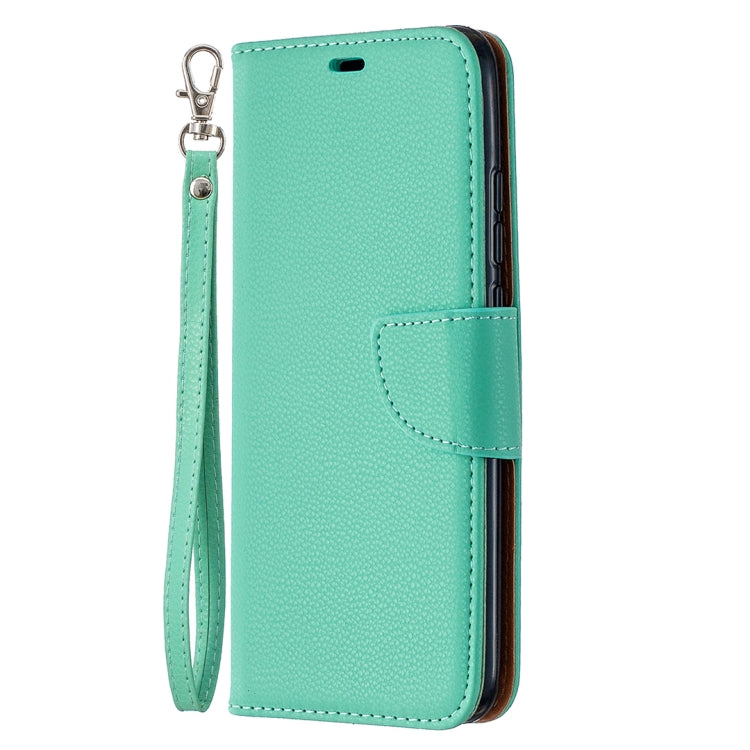 For Xiaomi Redmi 9A Litchi Texture Pure Color Horizontal Flip PU Leather Case with Holder & Card Slots & Wallet & Lanyard