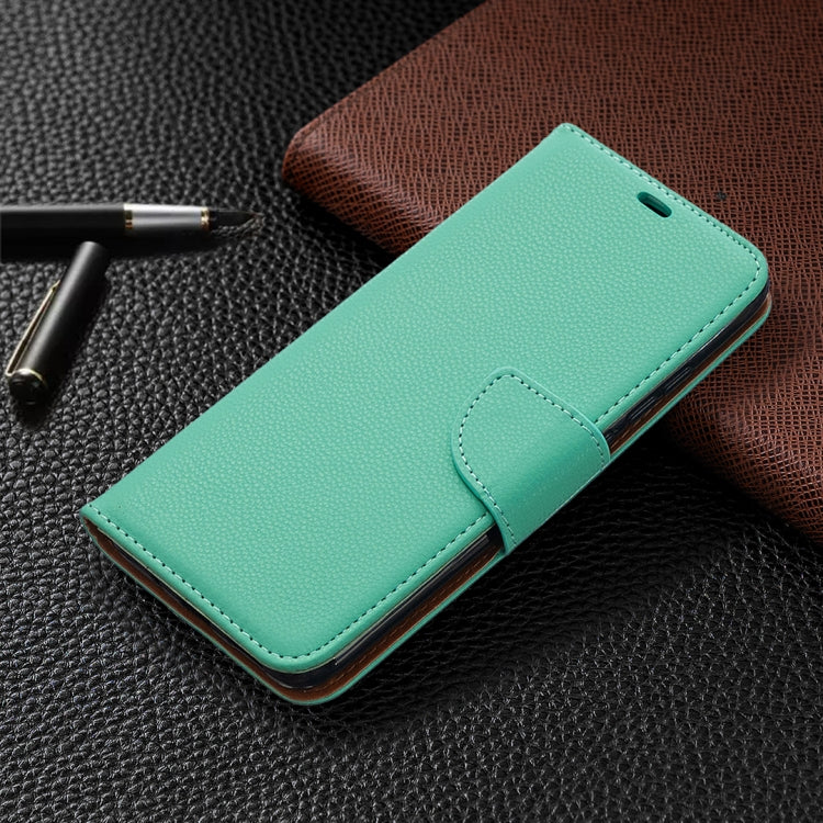For Xiaomi Redmi 9A Litchi Texture Pure Color Horizontal Flip PU Leather Case with Holder & Card Slots & Wallet & Lanyard