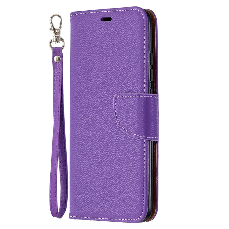 For Xiaomi Redmi 9A Litchi Texture Pure Color Horizontal Flip PU Leather Case with Holder & Card Slots & Wallet & Lanyard