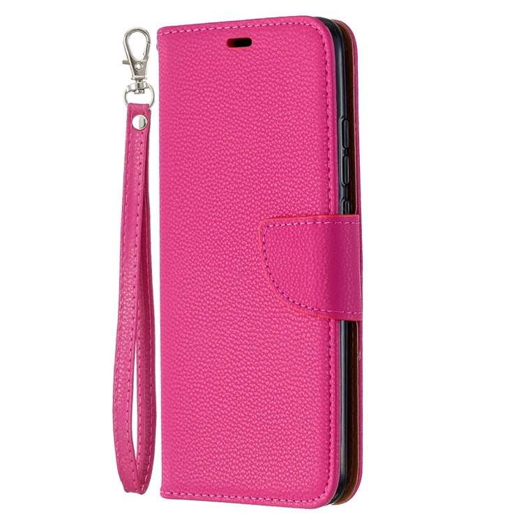 For Xiaomi Redmi 9A Litchi Texture Pure Color Horizontal Flip PU Leather Case with Holder & Card Slots & Wallet & Lanyard