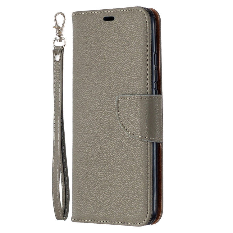 For Xiaomi Redmi 9A Litchi Texture Pure Color Horizontal Flip PU Leather Case with Holder & Card Slots & Wallet & Lanyard
