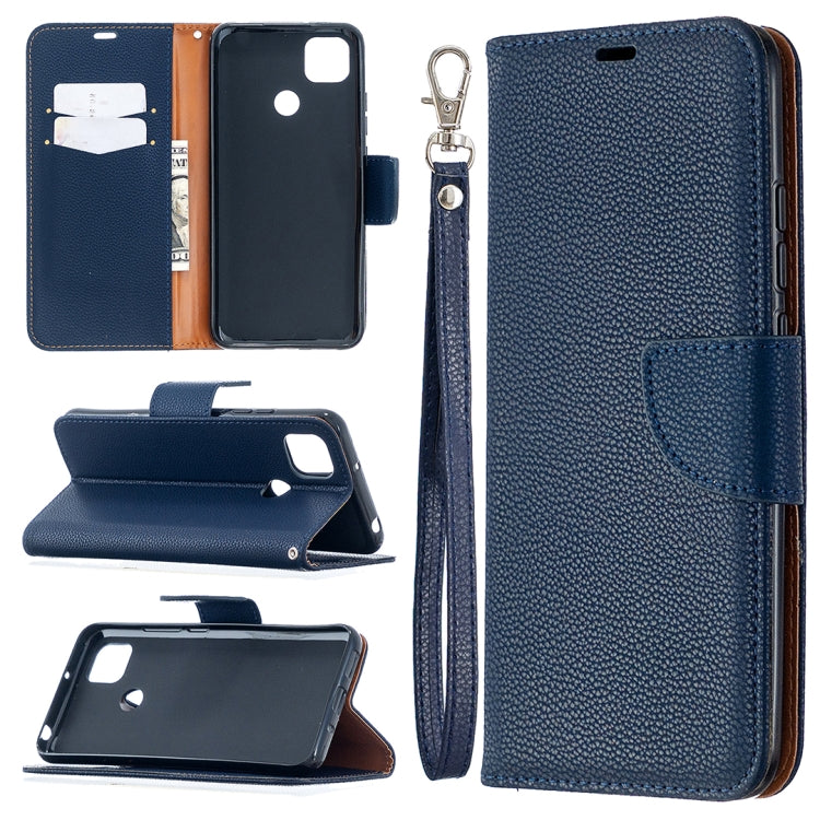 For Xiaomi Redmi 9C Litchi Texture Pure Color Horizontal Flip PU Leather Case with Holder & Card Slots & Wallet & Lanyard