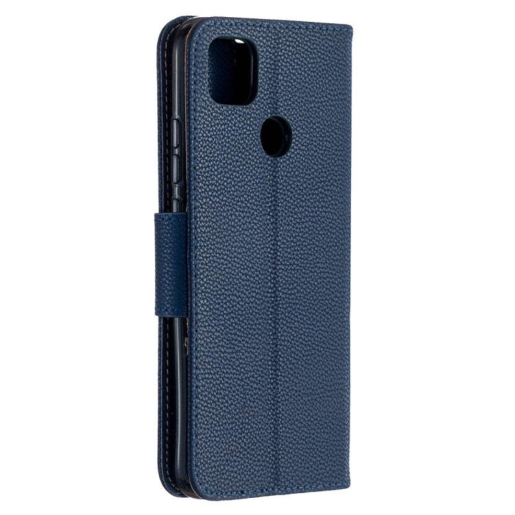 For Xiaomi Redmi 9C Litchi Texture Pure Color Horizontal Flip PU Leather Case with Holder & Card Slots & Wallet & Lanyard