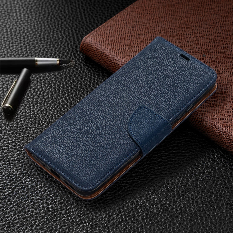For Xiaomi Redmi 9C Litchi Texture Pure Color Horizontal Flip PU Leather Case with Holder & Card Slots & Wallet & Lanyard
