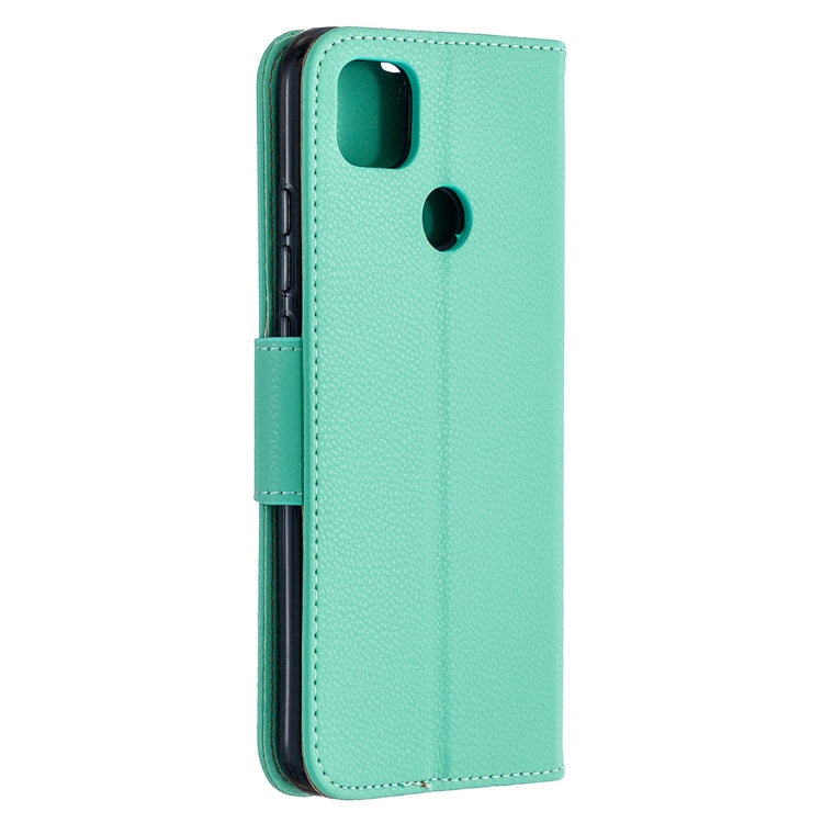 For Xiaomi Redmi 9C Litchi Texture Pure Color Horizontal Flip PU Leather Case with Holder & Card Slots & Wallet & Lanyard