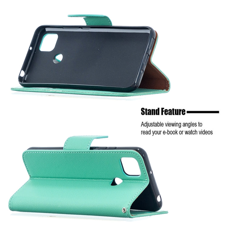 For Xiaomi Redmi 9C Litchi Texture Pure Color Horizontal Flip PU Leather Case with Holder & Card Slots & Wallet & Lanyard