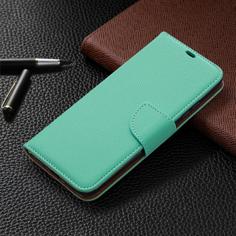 For Xiaomi Redmi 9C Litchi Texture Pure Color Horizontal Flip PU Leather Case with Holder & Card Slots & Wallet & Lanyard