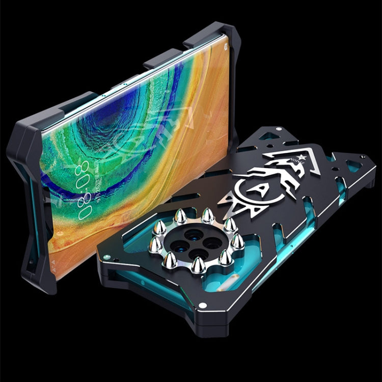 For Huawei Mate 30 New Vulcan Bullet Pattern Shockproof Protective Case(Black)