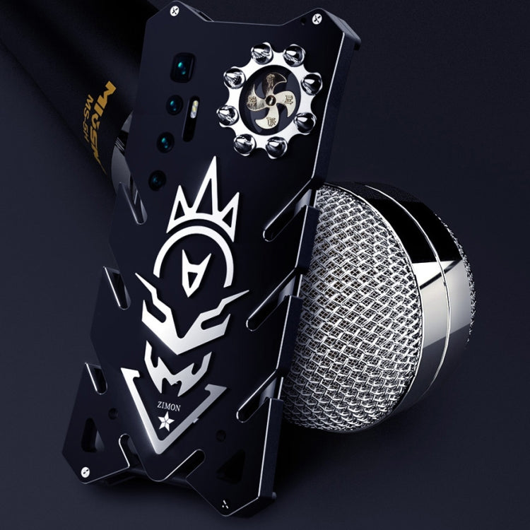 For Xiaomi Mi 10 New Vulcan Bullet Pattern Shockproof Protective Case(Black)