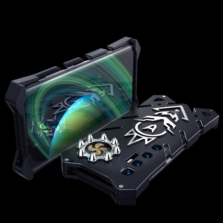 For Xiaomi Mi 10 New Vulcan Bullet Pattern Shockproof Protective Case(Black)