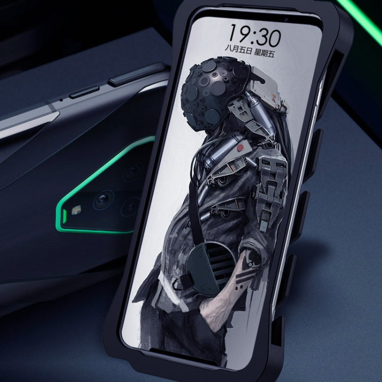 For Xiaomi Black Shark 3 New Vulcan Bullet Pattern Shockproof Protective Case(Black)