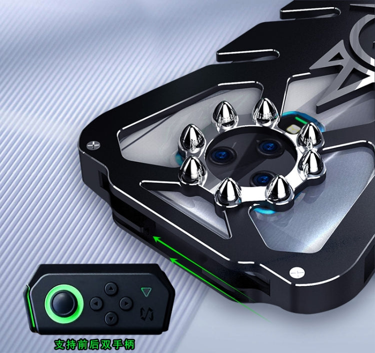 For Xiaomi Black Shark 3 New Vulcan Bullet Pattern Shockproof Protective Case(Black)