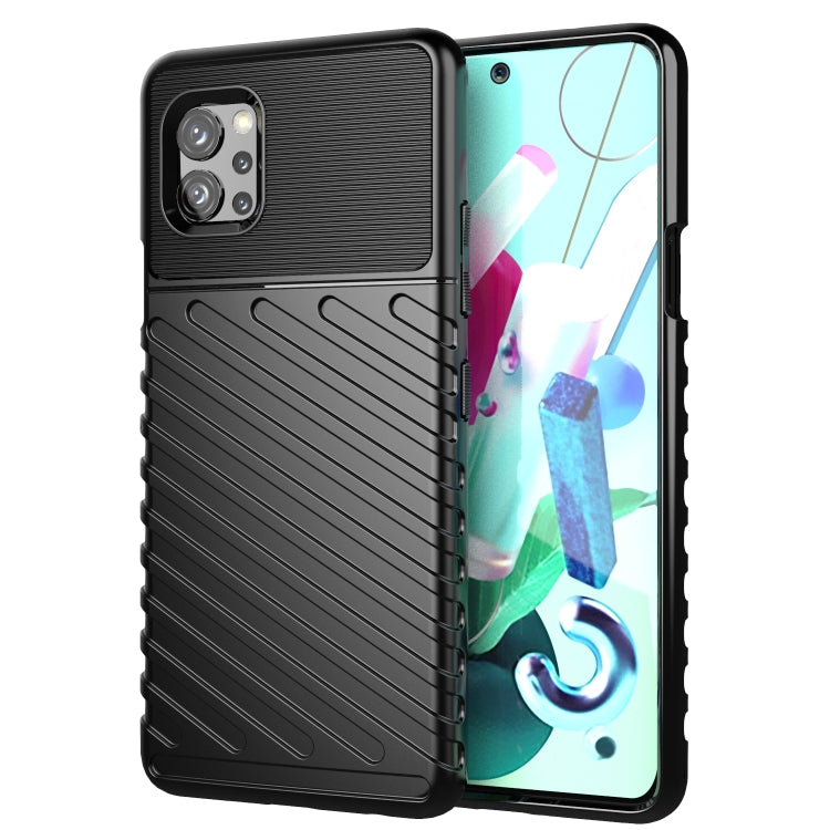 For LG Q92 Thunderbolt Shockproof TPU Protective Soft Case