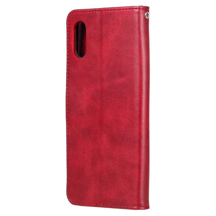 For Xiaomi Redmi 9A Fashion Calf Texture Zipper Horizontal Flip Leather Case with Stand & Card Slots & Wallet Function