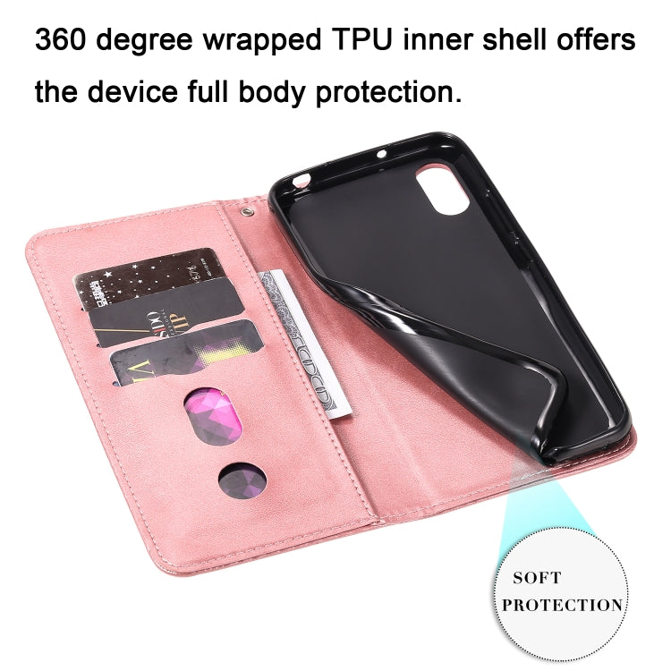 For Xiaomi Redmi 9A Fashion Calf Texture Zipper Horizontal Flip Leather Case with Stand & Card Slots & Wallet Function