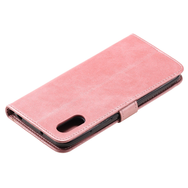 For Xiaomi Redmi 9A Fashion Calf Texture Zipper Horizontal Flip Leather Case with Stand & Card Slots & Wallet Function