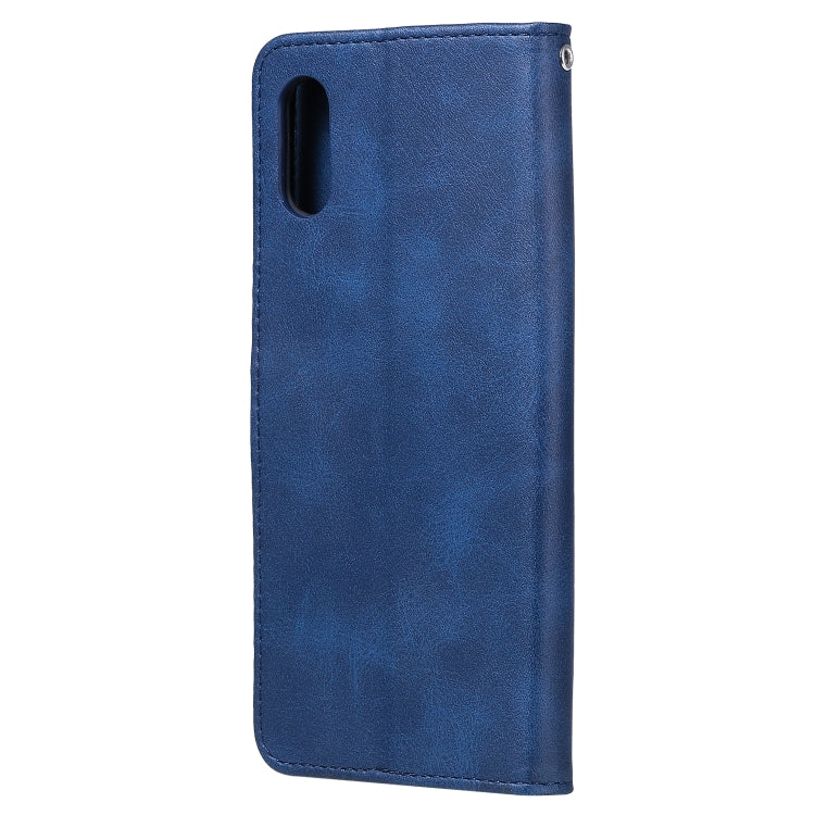 For Xiaomi Redmi 9A Fashion Calf Texture Zipper Horizontal Flip Leather Case with Stand & Card Slots & Wallet Function