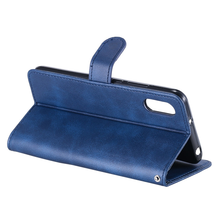 For Xiaomi Redmi 9A Fashion Calf Texture Zipper Horizontal Flip Leather Case with Stand & Card Slots & Wallet Function