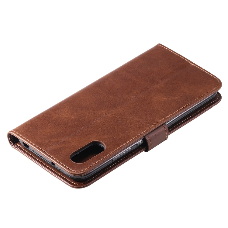 For Xiaomi Redmi 9A Fashion Calf Texture Zipper Horizontal Flip Leather Case with Stand & Card Slots & Wallet Function