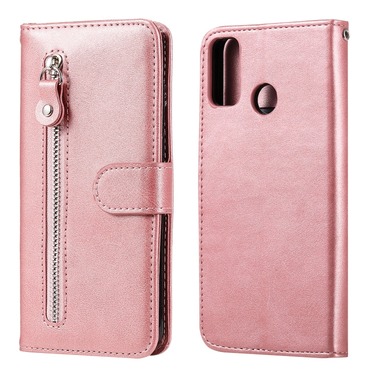 For Huawei Honor 9X Lite Fashion Calf Texture Zipper Horizontal Flip Leather Case with Stand & Card Slots & Wallet Function