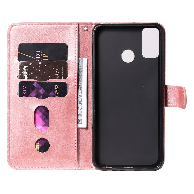 For Huawei Honor 9X Lite Fashion Calf Texture Zipper Horizontal Flip Leather Case with Stand & Card Slots & Wallet Function