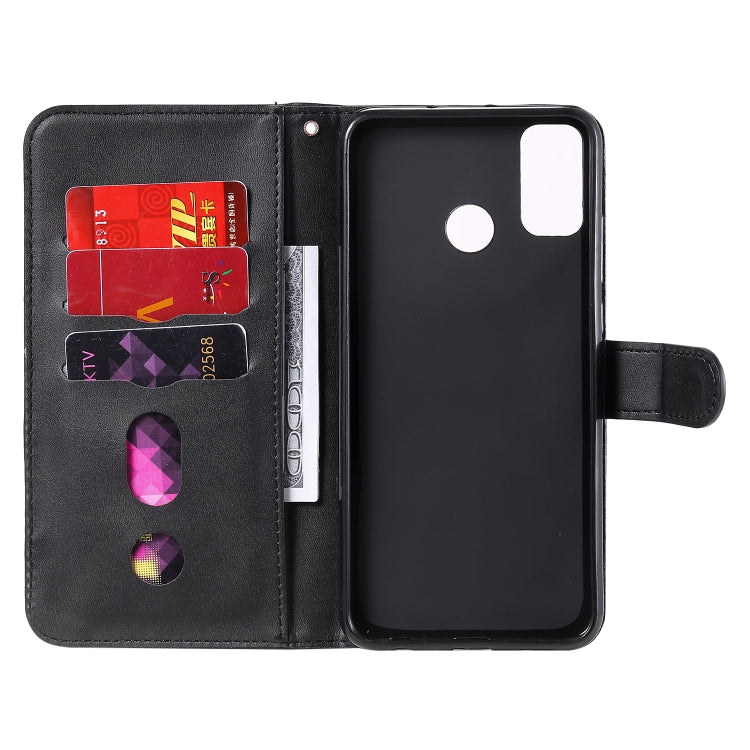 For Huawei Honor 9X Lite Fashion Calf Texture Zipper Horizontal Flip Leather Case with Stand & Card Slots & Wallet Function