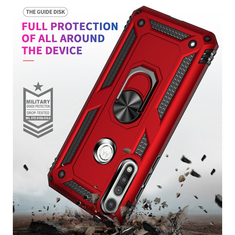 For Motorola Moto G Fast Shockproof TPU + PC Protective Case with 360 Degree Rotating Holder
