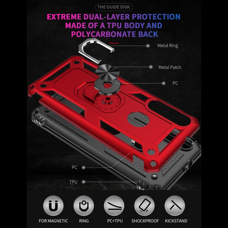 For Motorola Moto G Fast Shockproof TPU + PC Protective Case with 360 Degree Rotating Holder