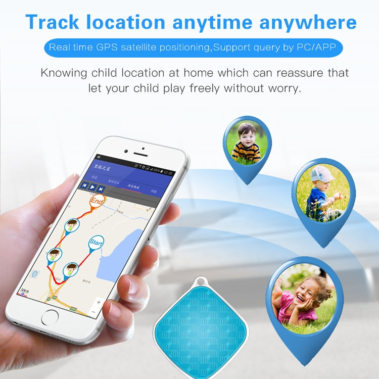 Mini SOS Alarm Voice Monitoring GPS Tracker Children GPS LBS Wifi Real-time Locator