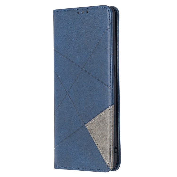 For OPPO Find X2 Pro Rhombus Texture Horizontal Flip Magnetic Leather Case with Holder & Card Slots
