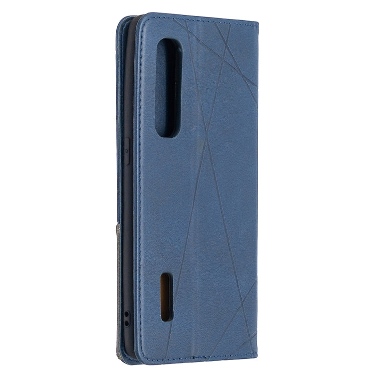 For OPPO Find X2 Pro Rhombus Texture Horizontal Flip Magnetic Leather Case with Holder & Card Slots