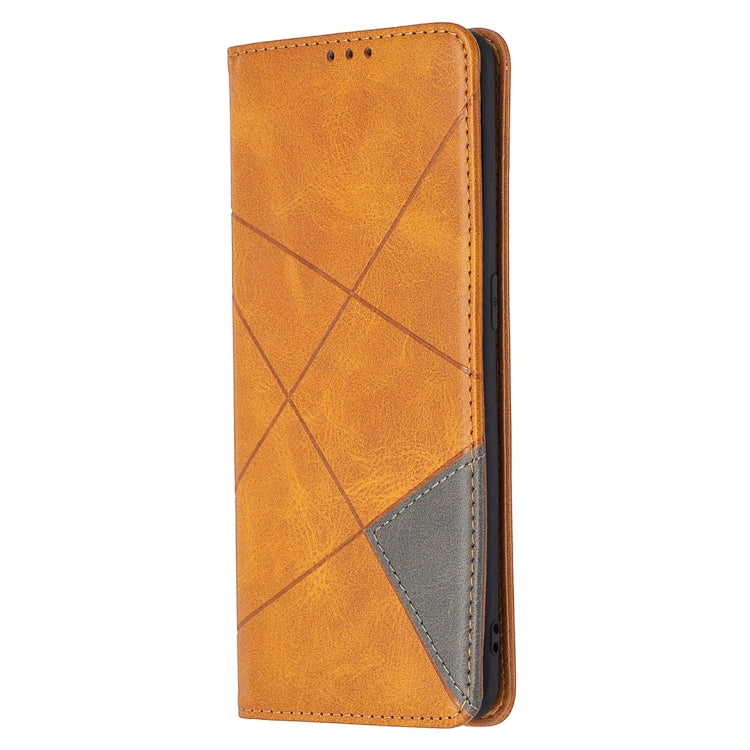 For OPPO Find X2 Pro Rhombus Texture Horizontal Flip Magnetic Leather Case with Holder & Card Slots