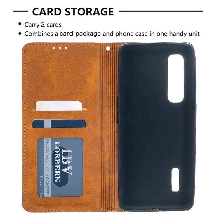 For OPPO Find X2 Pro Rhombus Texture Horizontal Flip Magnetic Leather Case with Holder & Card Slots