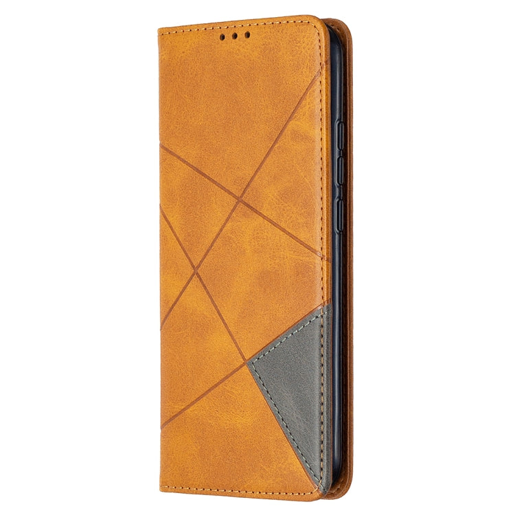 For Xiaomi Redmi 9A Rhombus Texture Horizontal Flip Magnetic Leather Case with Holder & Card Slots