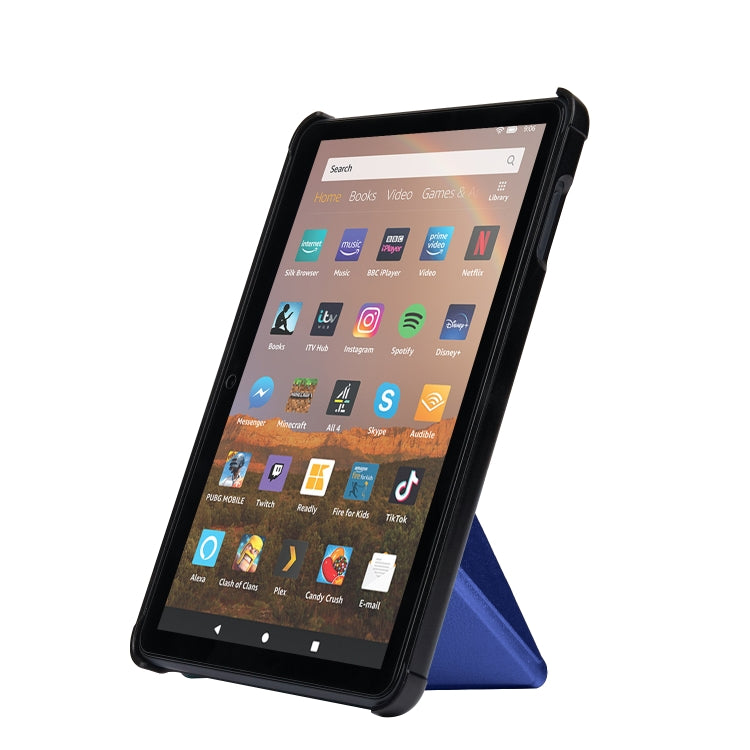 For Amazon Fire HD 8 (2020) Transformers Style Horizontal Flip Leather Case with Holder & Sleep / Wake-up Function