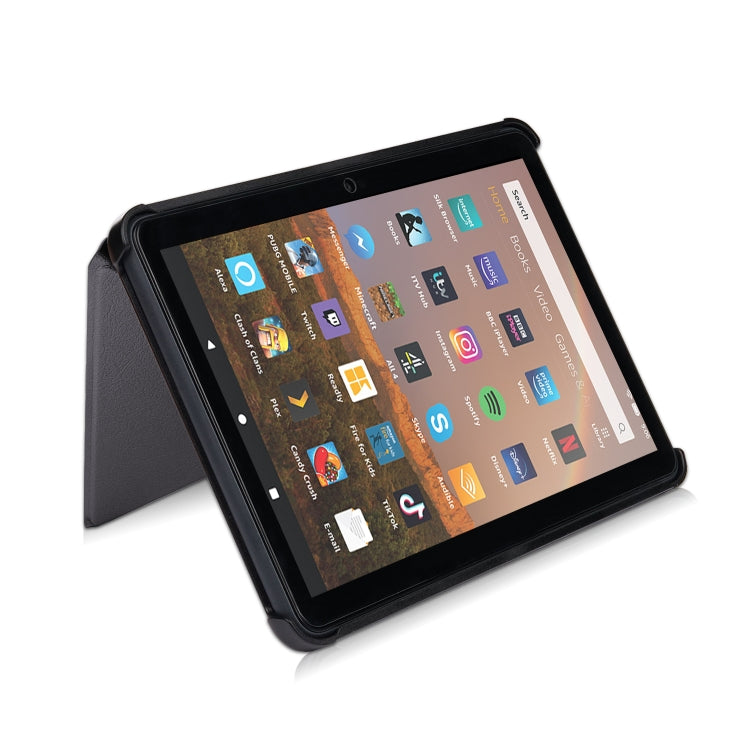 For Amazon Fire HD 8 (2020) Transformers Style Horizontal Flip Leather Case with Holder & Sleep / Wake-up Function