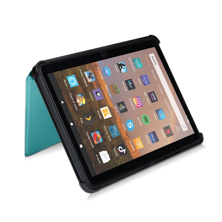 For Amazon Fire HD 8 (2020) Transformers Style Horizontal Flip Leather Case with Holder & Sleep / Wake-up Function
