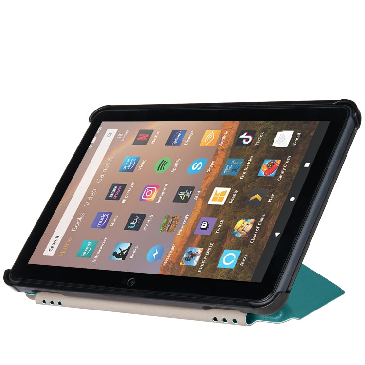 For Amazon Fire HD 8 (2020) Transformers Style Horizontal Flip Leather Case with Holder & Sleep / Wake-up Function