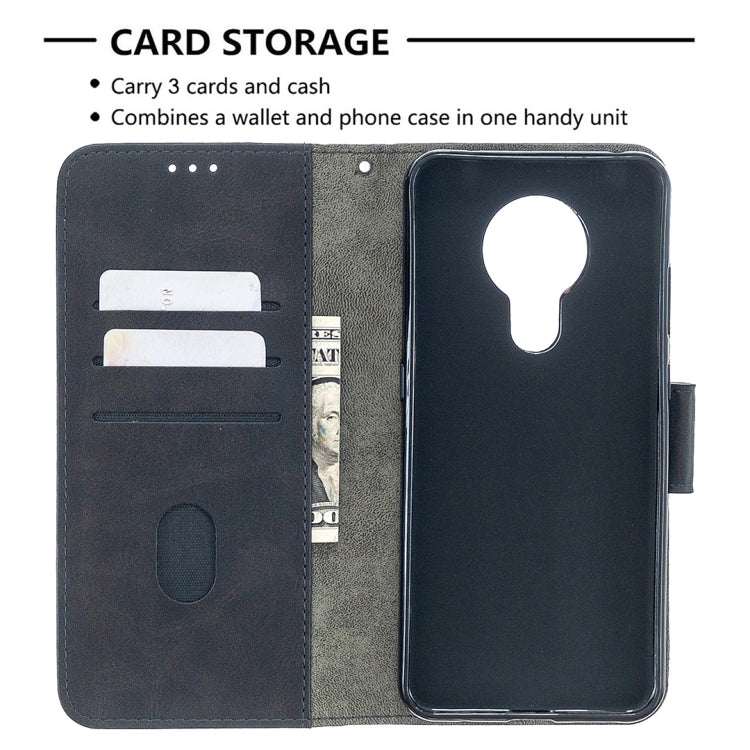 For Nokia 5.3 Matching Color Crocodile Texture Horizontal Flip PU Leather Case with Wallet & Holder & Card Slots