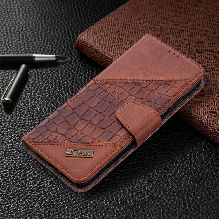 For Nokia 5.3 Matching Color Crocodile Texture Horizontal Flip PU Leather Case with Wallet & Holder & Card Slots