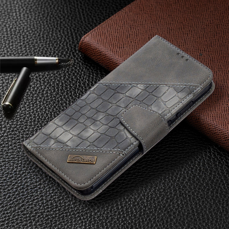 For Nokia 5.3 Matching Color Crocodile Texture Horizontal Flip PU Leather Case with Wallet & Holder & Card Slots