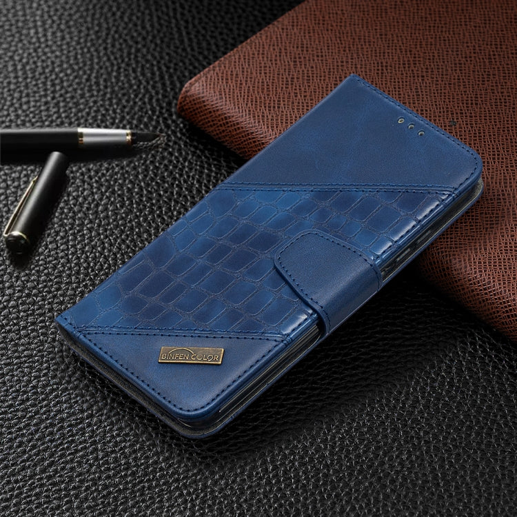 For Xiaomi Redmi 9A Matching Color Crocodile Texture Horizontal Flip PU Leather Case with Wallet & Holder & Card Slots