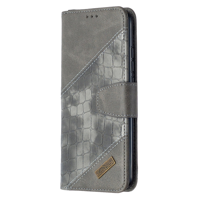 For Xiaomi Redmi 9A Matching Color Crocodile Texture Horizontal Flip PU Leather Case with Wallet & Holder & Card Slots