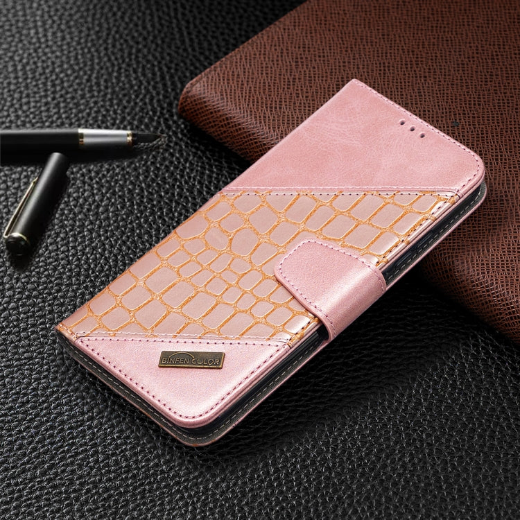 For Xiaomi Redmi 9A Matching Color Crocodile Texture Horizontal Flip PU Leather Case with Wallet & Holder & Card Slots