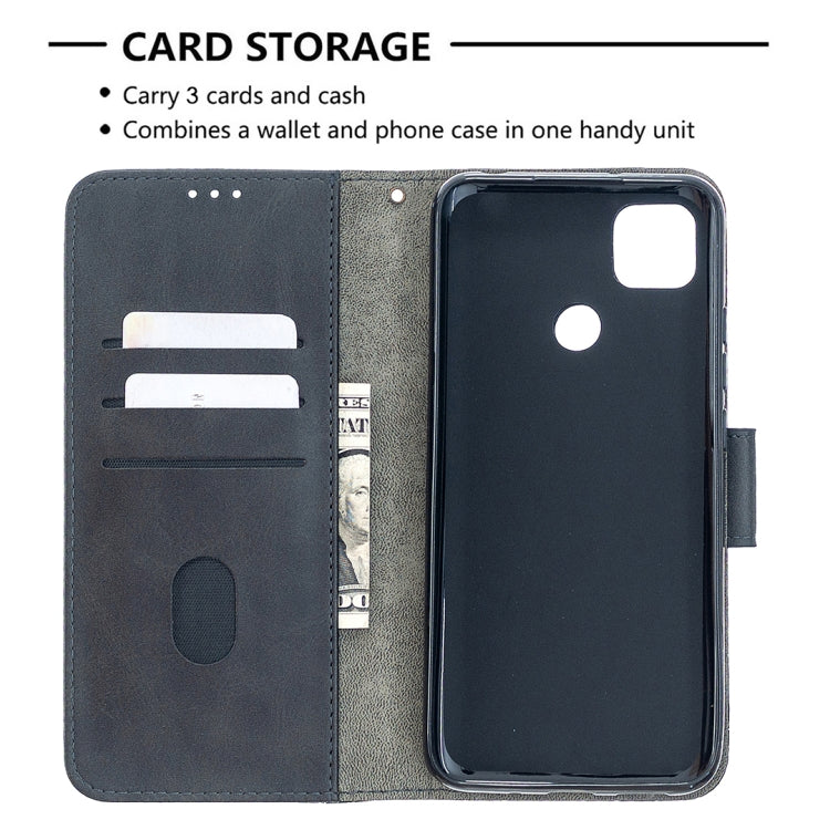 For Xiaomi Redmi 9C Matching Color Crocodile Texture Horizontal Flip PU Leather Case with Wallet & Holder & Card Slots