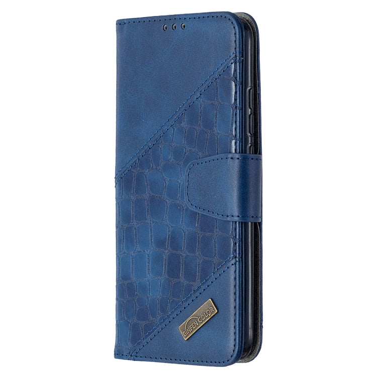 For Xiaomi Redmi 9C Matching Color Crocodile Texture Horizontal Flip PU Leather Case with Wallet & Holder & Card Slots