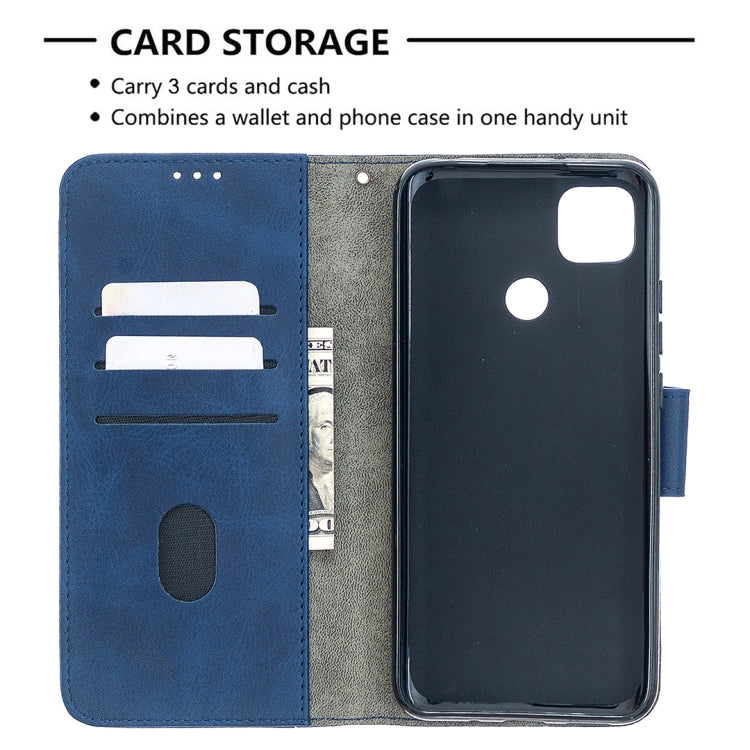 For Xiaomi Redmi 9C Matching Color Crocodile Texture Horizontal Flip PU Leather Case with Wallet & Holder & Card Slots