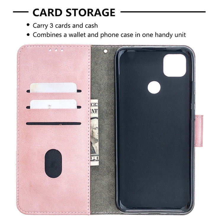For Xiaomi Redmi 9C Matching Color Crocodile Texture Horizontal Flip PU Leather Case with Wallet & Holder & Card Slots