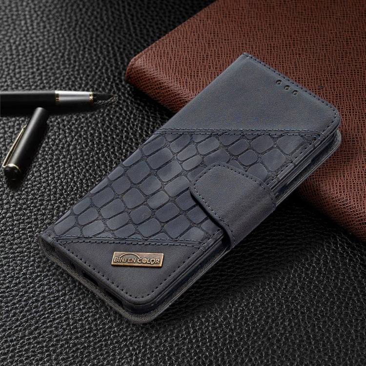 For Huawei Y5(2019) Matching Color Crocodile Texture Horizontal Flip PU Leather Case with Wallet & Holder & Card Slots